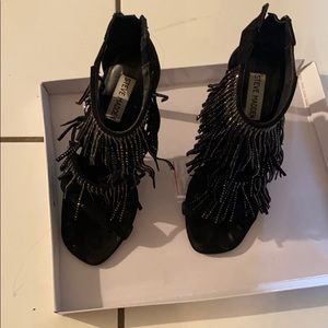 Steve Madden 💎Rhinestones Fringe Heels